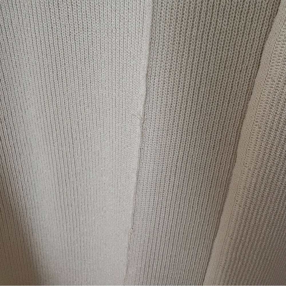 Ann Taylor Factory Elegant Cream Open-Front Cardigan - Picture 6 of 11